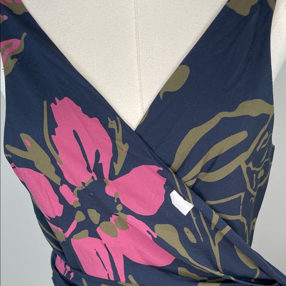 Slate & Willow Floral Wrap Gown, L - Picture 8 of 16